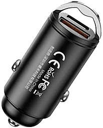 Автомобильное зарядное устройство Remax RCC-238 45w PD/QC4.0 USB-C/USB-A ports car charger Black