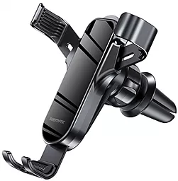 Держатель с автозажимом Remax RM-C04 3-in-1 Gravity Holder Black - фото Держатель с автозажимом Remax RM-C04 3-in-1 Gravity Holder Black