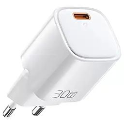 Сетевое зарядное устройство McDodo Mini 30w GaN PD USB-C charger white (CH-0080) - фото Сетевое зарядное устройство McDodo Mini 30w GaN PD USB-C charger white (CH-0080)