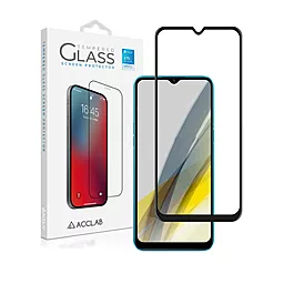 Защитное стекло ACCLAB Full Glue Realme C3, 6i, 5 Black (1283126508431)