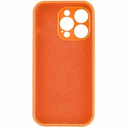 Чохол Silicone Case Full Camera для Apple iPhone 15 Pro Max Orange - мініатюра 2
