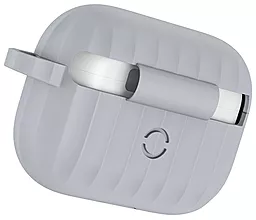 Cиліконовий чохол для Apple AirPods Pro Hoco WB20 Grey - мініатюра 2