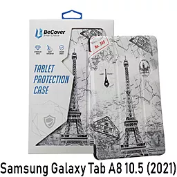 Чехол для планшета BeCover Smart Case для Samsung Galaxy Tab A8 10.5 (2021) Paris (708065) - фото Чехол для планшета BeCover Smart Case для Samsung Galaxy Tab A8 10.5 (2021) Paris (708065)