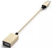 OTG-переходник Satechi Type-C to Type-A Cabled Adapter Gold (ST-TCCAG) - миниатюра 3