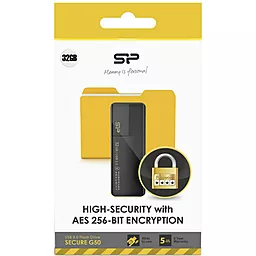 Флешка Silicon Power 32GB Secure G50 USB 3.0 (SP032GBUF3G50V1K) Black - мініатюра 4
