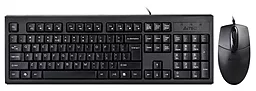 Комплект (клавіатура+мишка) A4Tech KR-8372S Black