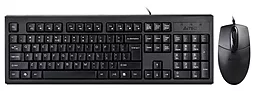 Комплект (клавиатура+мышка) A4Tech KR-8372S Black - фото Комплект (клавиатура+мышка) A4Tech KR-8372S Black
