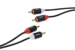 Аудио кабель 2E 2xRCA M/M Cable 1.8 м black - миниатюра 2