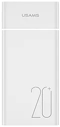 Повербанк Usams US-CD75 20000 mAh White - фото Повербанк Usams US-CD75 20000 mAh White
