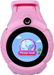 Смарт-часы UWatch Q610 Kid WiFi GPS Smart Watch Pink - миниатюра 4