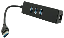 Мультипортовий USB-A хаб EasyLife 4-in-1 black (YT-3H3+1) - фото Мультипортовий USB-A хаб EasyLife 4-in-1 black (YT-3H3+1)