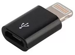 Адаптер-перехідник Lapara M-F Lightning -> micro USB Black