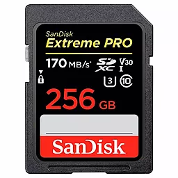 Карта пам'яті SanDisk SDXC 256GB Extreme Pro Class 10 UHS-I U3 V30 (SDSDXXY-256G-GN4IN)