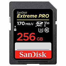 Карта пам'яті SanDisk SDXC 256GB Extreme Pro Class 10 UHS-I U3 V30 (SDSDXXY-256G-GN4IN) - фото Карта пам'яті SanDisk SDXC 256GB Extreme Pro Class 10 UHS-I U3 V30 (SDSDXXY-256G-GN4IN)