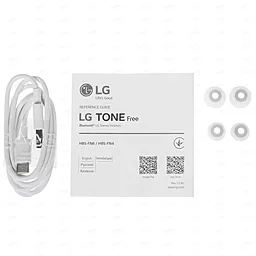 Навушники LG TONE Free FN4 True Wireless White (HBS-FN4.ABRUWH) - мініатюра 7
