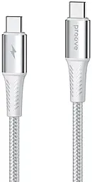 Кабель Proove WireX Pro USB Type-C - Type-C 100w 5a 1.5m cable White (CCWX11002202) - фото Кабель Proove WireX Pro USB Type-C - Type-C 100w 5a 1.5m cable White (CCWX11002202)