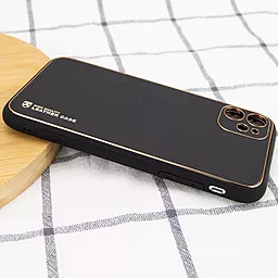 Чехол Epik Кожаный чехол Xshield Apple iPhone 12 mini  Black - миниатюра 3