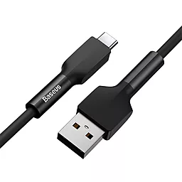 Кабель Baseus Silica USB-A - Type-C 12w 2.4a 2м cable Black (CATGJ-A01) - миниатюра 2 Кабель Baseus Silica USB-A - Type-C 12w 2.4a 2м cable Black (CATGJ-A01) - миниатюра 2