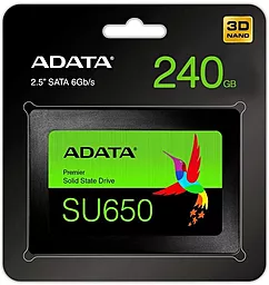 Накопичувач SSD ADATA Ultimate SU650 240 GB (ASU650SS-240GT-R) Black - мініатюра 5
