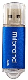 Флешка Mibrand Cougar 64GB USB 2.0 (MI2.0/CU64P1U) Blue - миниатюра 2