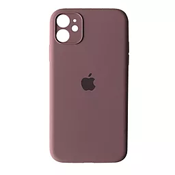 Чохол Silicone Case Full Camera Square для Apple iPhone 11 Pro Plum - фото Чохол Silicone Case Full Camera Square для Apple iPhone 11 Pro Plum
