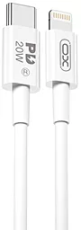 USB PD Кабель XO NB-Q189B 20W 2M Type-C - Lightning Cable White