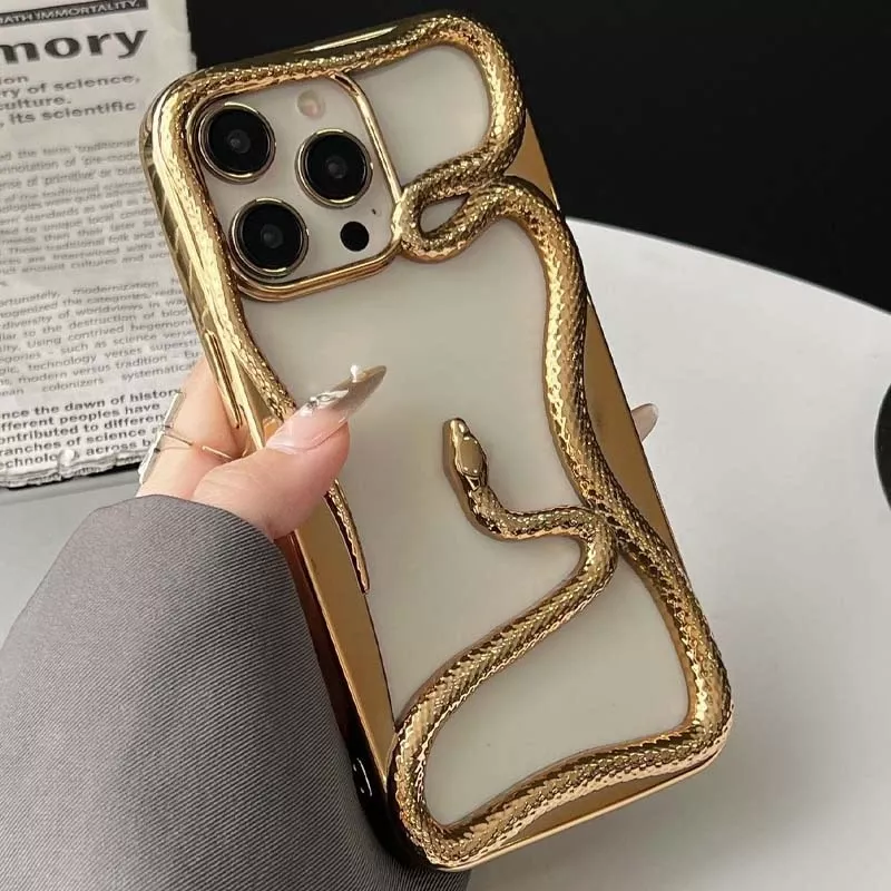 Чохол Epik Snake для Apple iPhone 14 Pro Max  Gold - фото 4
