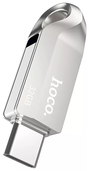 Флешка Hoco UD8 Smart Type-C USB drive 32Gb Silver - фото 3