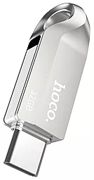 Флешка Hoco UD8 Smart Type-C USB drive 32Gb Silver - миниатюра 3 Флешка Hoco UD8 Smart Type-C USB drive 32Gb Silver - миниатюра 3