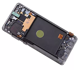 Дисплей Samsung Galaxy Note 10 Lite N770 с тачскрином и рамкой, сервисный оригинал, Silver - миниатюра 3