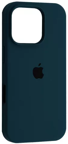 Чехол Silicone Case Full для Apple iPhone 16 Pro Max Abyss Blue - фото 1