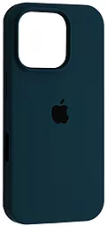 {"ru": "Чехол", "uk": "Чохол"} Silicone Case Full для Apple iPhone 16 Pro Max Abyss Blue