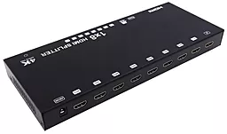 Видео сплиттер Spl-08E HDMI 1x8 v2.0 4k 60hz black Logan - фото Видео сплиттер Spl-08E HDMI 1x8 v2.0 4k 60hz black Logan