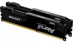 Оперативная память Kingston Fury 16 GB (2x8GB) DDR3 1866 MHz Beast Black (KF318C10BBK2/16)