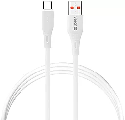 Кабель Veron SC-X82 USB-A - Type-C 27w 3a 1м cable White - фото Кабель Veron SC-X82 USB-A - Type-C 27w 3a 1м cable White