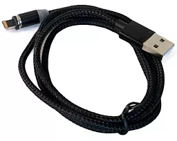 Кабель ExtraDigital Magnetic USB-A - Lightning 12w 2.4a 1м cable Black (KBU1856) - фото Кабель ExtraDigital Magnetic USB-A - Lightning 12w 2.4a 1м cable Black (KBU1856)