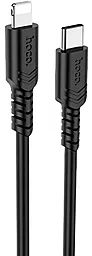 Кабель Hoco X62 Fortune USB Type-C - Lightning 20w 3a 1м PD сable Black - фото Кабель Hoco X62 Fortune USB Type-C - Lightning 20w 3a 1м PD сable Black