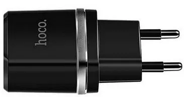 Мережевий зарядний пристрій Hoco C11 1a home charger + micro USB cable black - фото 3