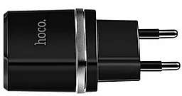 Мережевий зарядний пристрій Hoco C11 1a home charger + micro USB cable black - мініатюра 3 Мережевий зарядний пристрій Hoco C11 1a home charger + micro USB cable black - мініатюра 3