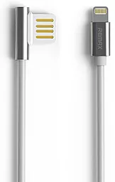 Кабель Remax Emperor USB-A - Lightning 12w 2.4a 1м cable Silver (RC-054i) - фото Кабель Remax Emperor USB-A - Lightning 12w 2.4a 1м cable Silver (RC-054i)