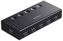 Видео сплиттер HDMI 1x5 v2.0 4k 60hz black (90512) Ugreen - фото Видео сплиттер HDMI 1x5 v2.0 4k 60hz black (90512) Ugreen
