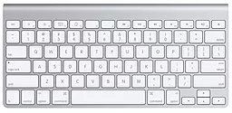 Клавиатура Apple A1314 Wireless Keyboard (MC184RS/B) White - фото Клавиатура Apple A1314 Wireless Keyboard (MC184RS/B) White