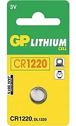 Батарейки GP CR1220 1 шт. 3 V