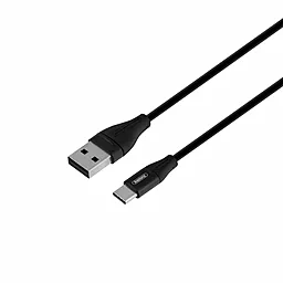 Кабель Remax Jell USB-A - Type-C 10.5w 1м cable Black (RC-075a) - фото Кабель Remax Jell USB-A - Type-C 10.5w 1м cable Black (RC-075a)