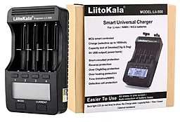 Зарядний пристрій LiitoKala Lii-500 (4 канали) + автомобільний зарядний пристрій - мініатюра 5