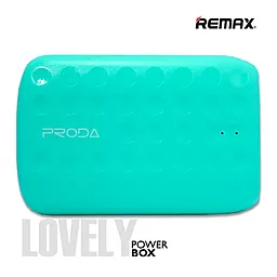 Повербанк Remax Proda Lovely series PowerBank 5000 mAh Blue - фото Повербанк Remax Proda Lovely series PowerBank 5000 mAh Blue