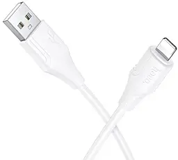 Кабель Hoco X124 Bien USB-A - Lightning 12w 2.4a 1м cable white - фото Кабель Hoco X124 Bien USB-A - Lightning 12w 2.4a 1м cable white