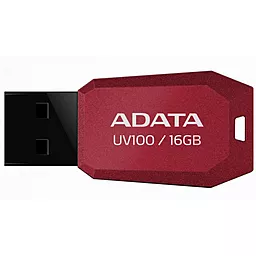 Флешка ADATA 16Gb UV100 Red USB 2.0 (AUV100-16G-RRD) - фото Флешка ADATA 16Gb UV100 Red USB 2.0 (AUV100-16G-RRD)