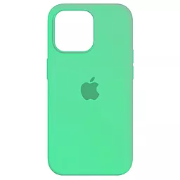 Чехол Silicone Case Full Cover для iPhone 14 Pro Spearmint