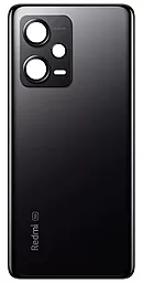 Задняя крышка корпуса Xiaomi Redmi Note 12 Pro Plus со стеклом камеры Original Obsidian Black